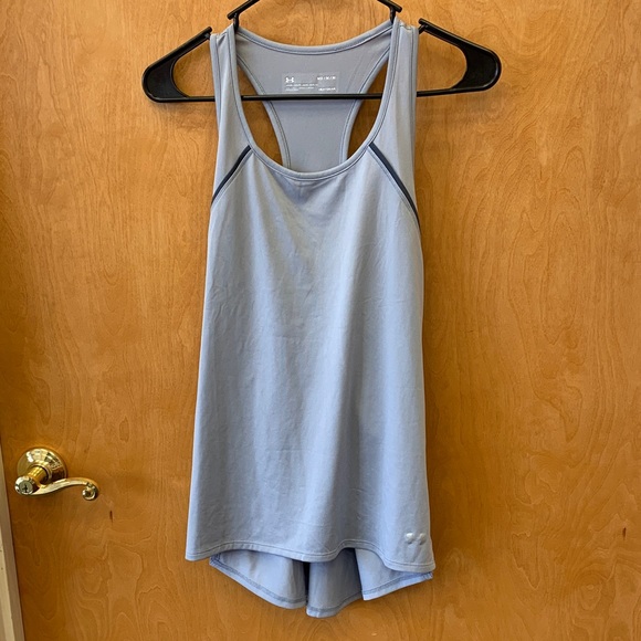 Under Armour Sky Blue Racerback Tank - Picture 1 of 5